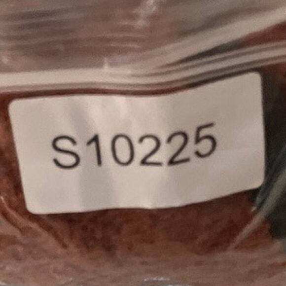 Susan Graver Womens Coat Orange Hooded Full Zip Faux Leather Trim Fleece XS - Picture 12 of 12